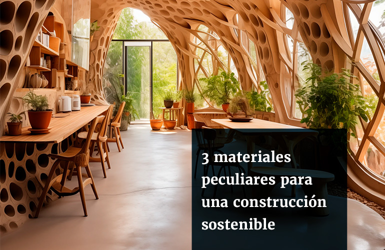 3 materiales peculiares para una construcción sostenible