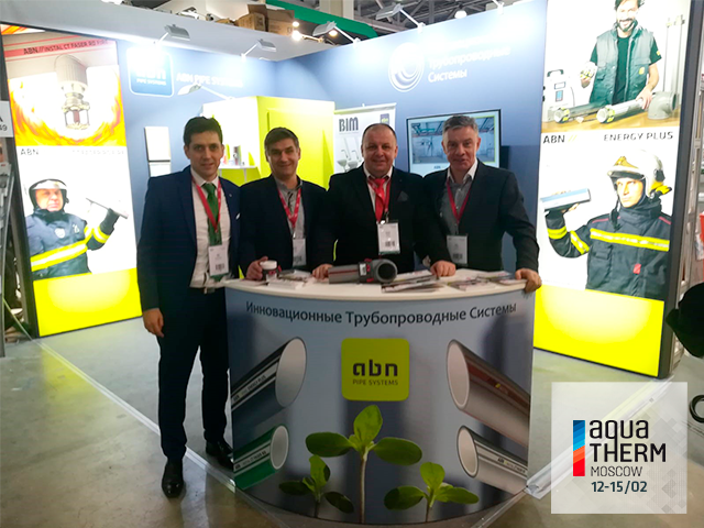ABN Pipe Systems has been present at the Russian fair Aquatherm Moscow