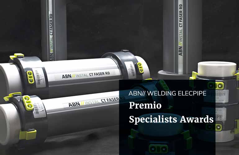 Un sistema de soldadura innovador premiado por Specialists Awards: ABN // Welding Elecpipe
