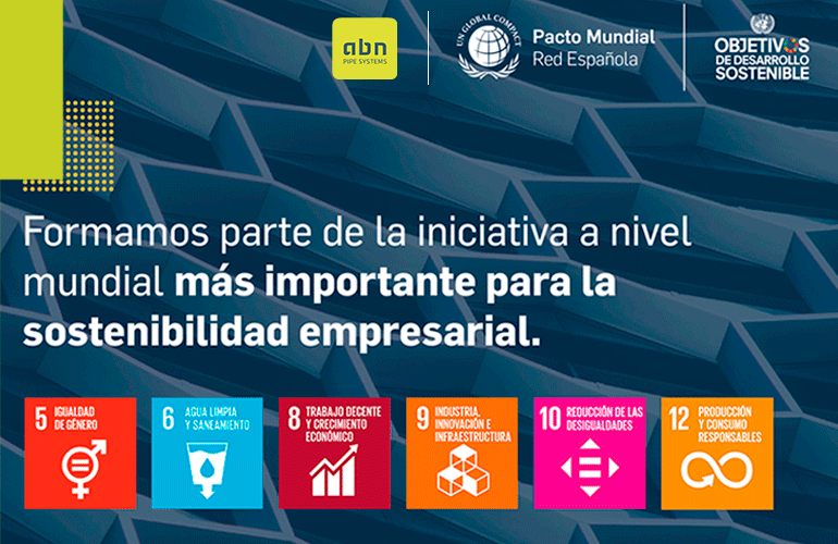 ABN Pipe Systems joins the #aliadosdelosODS campaign promoted by the Spanish Global Compact Network
